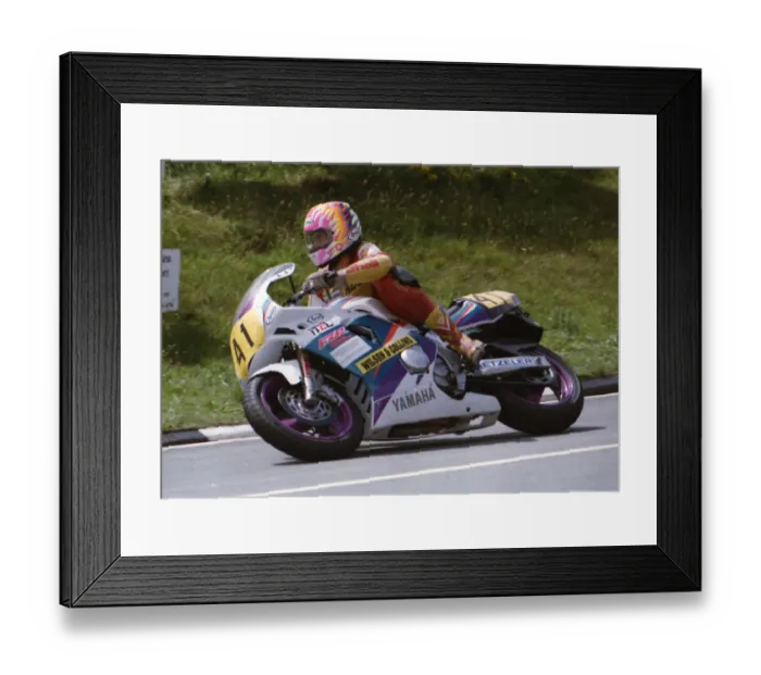 Framed Print : Andrew Stroud (Yamaha) 1994 Supersport 600 TT Framed Print : Andrew Stroud (Yamaha) 1994 Supersport 600 TT