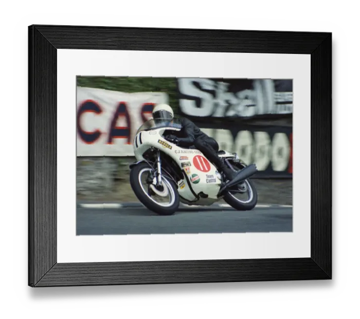 Framed Print : Roger Corbett (Triumph) 1974 Production TT Framed Print : Roger Corbett (Triumph) 1974 Production TT