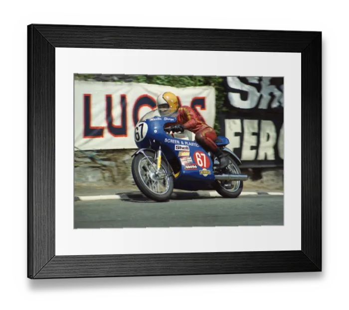 Framed Print : Martin Sharpe (Yamaha) 1974 Production TT Framed Print : Martin Sharpe (Yamaha) 1974 Production TT