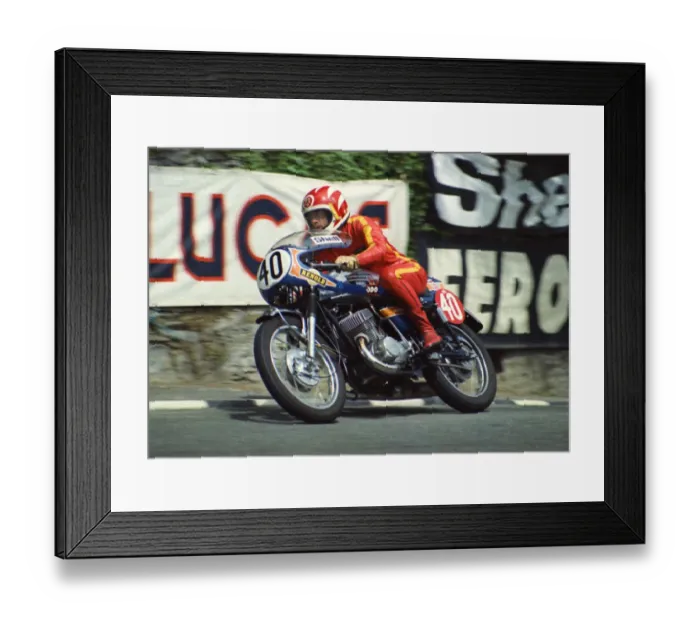 Framed Print : George Fogarty (Suzuki) 1974 Production TT Framed Print : George Fogarty (Suzuki) 1974 Production TT