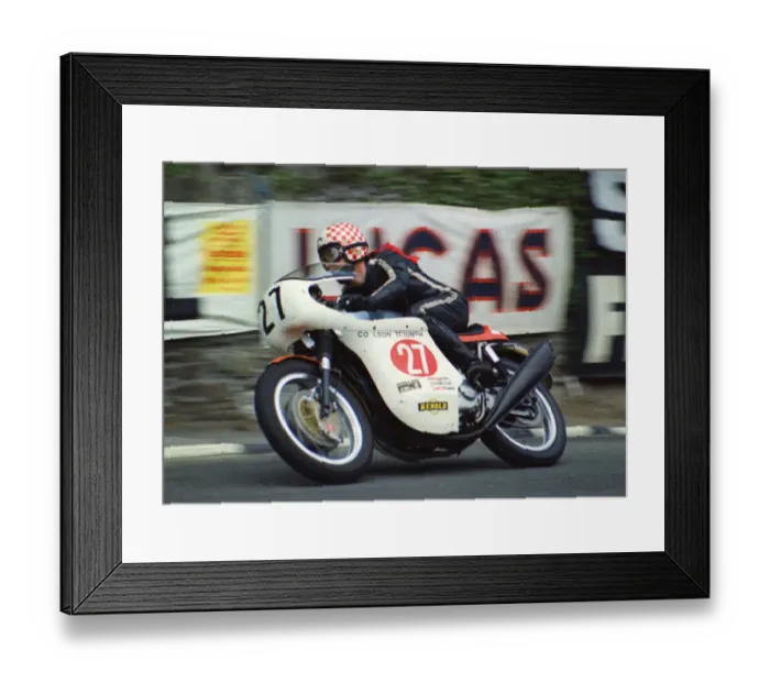 Framed Print : Graham Dixon (Triumph) 1974 Production TT Framed Print : Graham Dixon (Triumph) 1974 Production TT