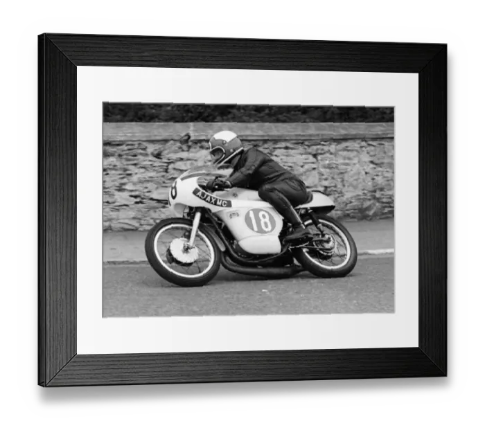 Framed Print : Andrew Hardman (Bultaco) 1973 Lightweight Manx Grand Prix Framed Print : Andrew Hardman (Bultaco) 1973 Lightweight Manx Grand Prix