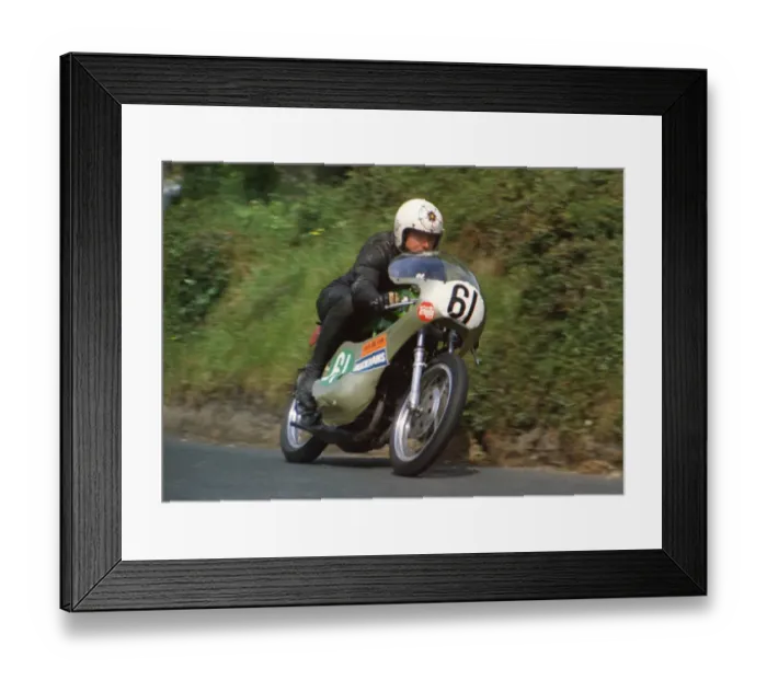 Framed Print : Carl Ward (Yamaha) 1971 Lightweight TT Framed Print : Carl Ward (Yamaha) 1971 Lightweight TT