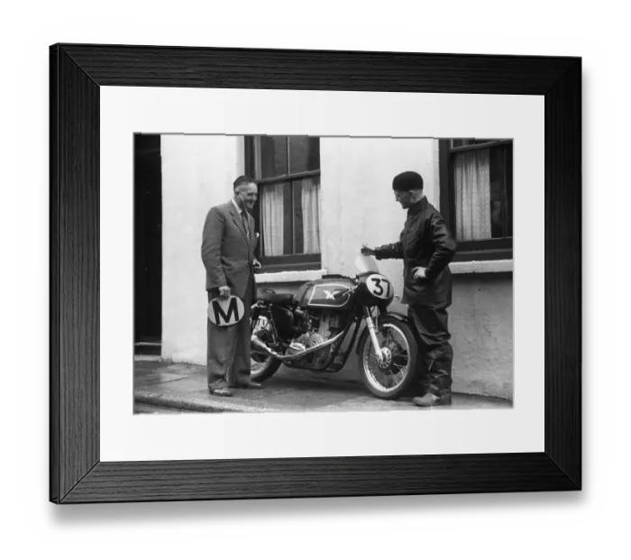 Framed Print : The first G50: 1958 Manx Grand Prix Framed Print : The first G50: 1958 Manx Grand Prix