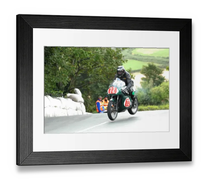 Framed Print : Dave Madsen-Mygdal (Triumph) 2009 Post Classic Manx Grand Prix Framed Print : Dave Madsen-Mygdal (Triumph) 2009 Post Classic Manx Grand Prix