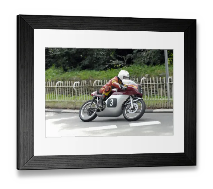 Framed Print : Steve Linsdell (Royal Enfield) 2009 Classic TT Framed Print : Steve Linsdell (Royal Enfield) 2009 Classic TT