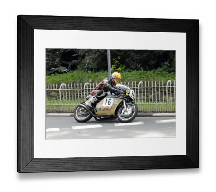 Framed Print : John Burrows (Honda) 2009 Classic TT Framed Print : John Burrows (Honda) 2009 Classic TT