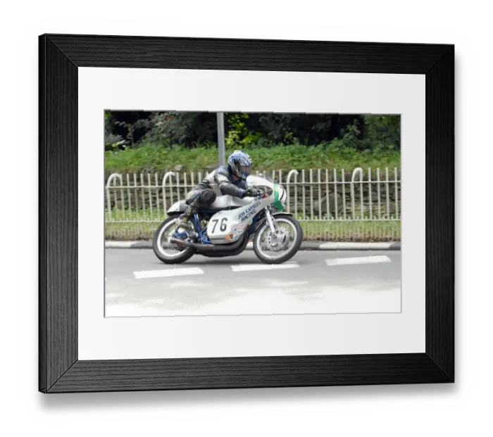 Framed Print : Jeff Ward (Suzuki) 2009 Classic TT Framed Print : Jeff Ward (Suzuki) 2009 Classic TT