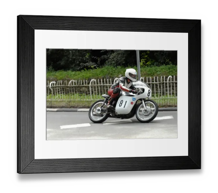 Framed Print : Graham Rickman (NSU) 2009 Classic TT Framed Print : Graham Rickman (NSU) 2009 Classic TT