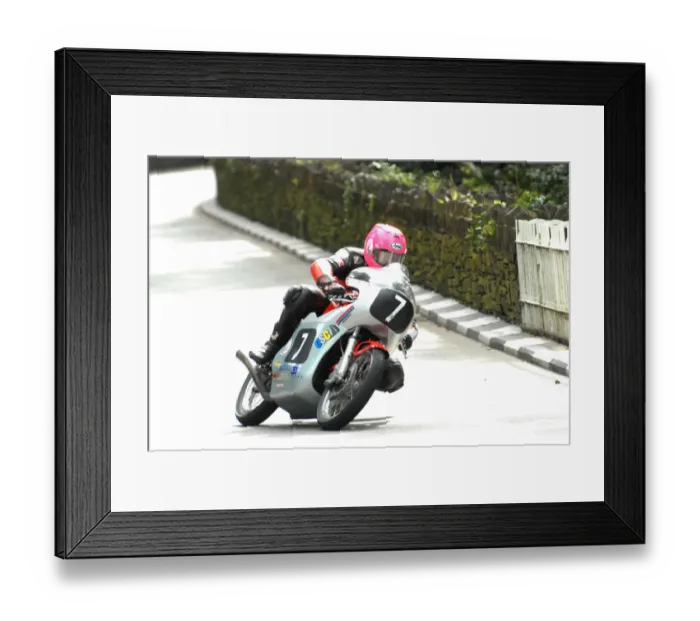 Framed Print : Davy Morgan (Honda) 2009 Classic TT Framed Print : Davy Morgan (Honda) 2009 Classic TT