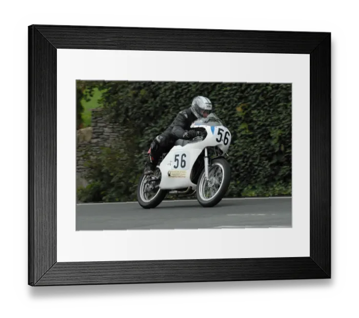 Framed Print : Dave Matravers (Honda) 2009 Classic TT Framed Print : Dave Matravers (Honda) 2009 Classic TT