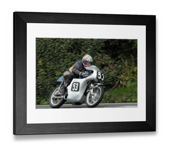 Framed Print : Brian Cooper (Seeley) 2009 Classic TT Framed Print : Brian Cooper (Seeley) 2009 Classic TT