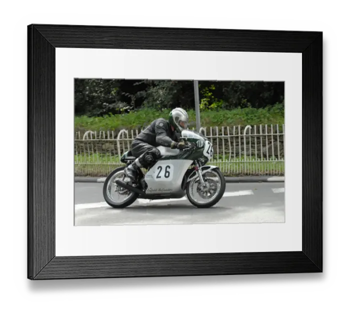 Framed Print : Barry Davies (Honda) 2009 Classic TT Framed Print : Barry Davies (Honda) 2009 Classic TT