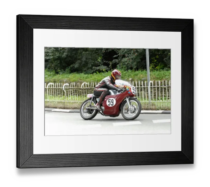 Framed Print : Stuart Robinson (Seeley BSA) 2009 Classic TT Framed Print : Stuart Robinson (Seeley BSA) 2009 Classic TT