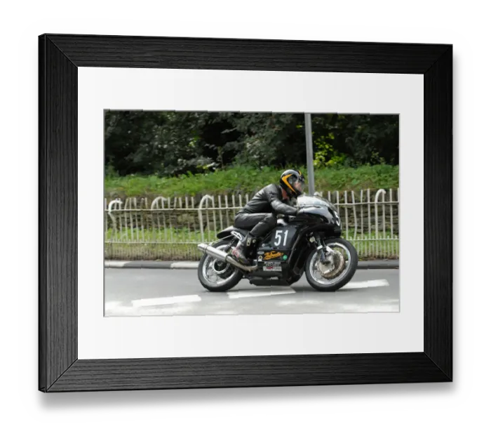 Framed Print : Tony Ainley (Velocette) 2009 Classic TT Framed Print : Tony Ainley (Velocette) 2009 Classic TT