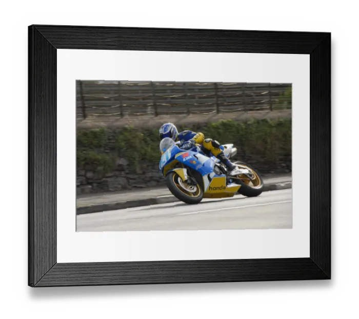 Framed Print : Andy Lovett (Honda) 2009 Junior Manx Grand Prix Framed Print : Andy Lovett (Honda) 2009 Junior Manx Grand Prix