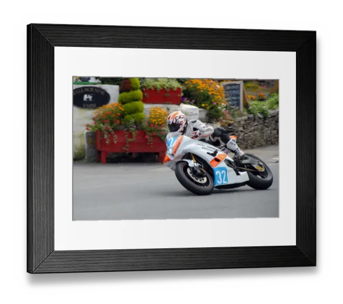Framed Print : Andy Farrell (Yamaha) 2009 Junior Manx Grand Prix Framed Print : Andy Farrell (Yamaha) 2009 Junior Manx Grand Prix