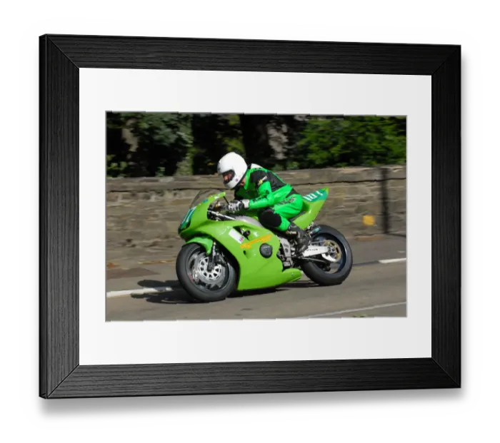 Framed Print : Ian Rycroft (Kawasaki) 2009 Ultra Lightweight Manx Grand Prix Framed Print : Ian Rycroft (Kawasaki) 2009 Ultra Lightweight Manx Grand Prix