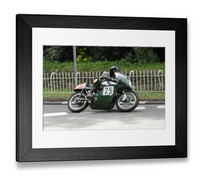 Framed Print : Mereddyd Owen (Seeley) 2009 Classic TT