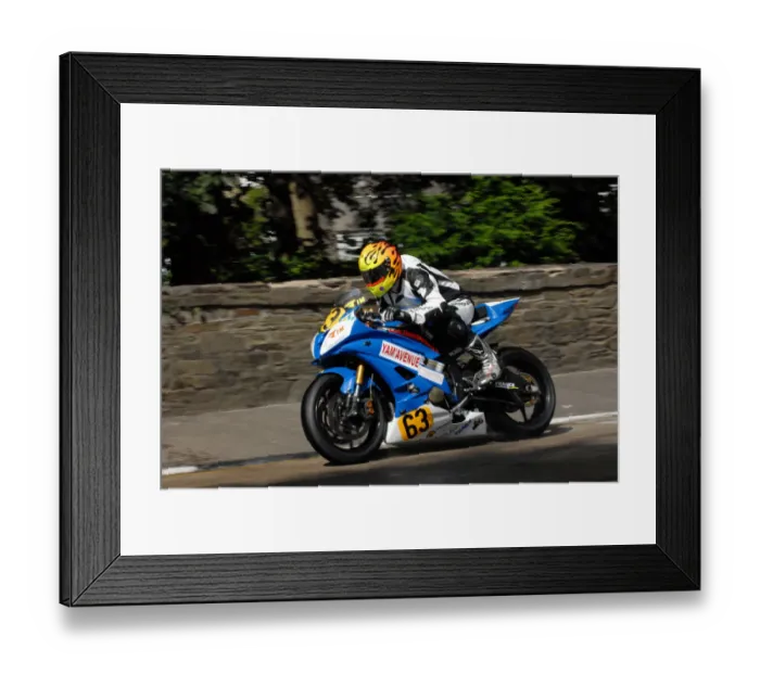 Framed Print : Timothee Monot (Yamaha) 2009 Senior Manx Grand Prix Framed Print : Timothee Monot (Yamaha) 2009 Senior Manx Grand Prix