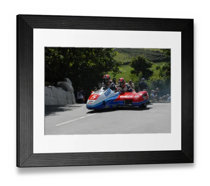 Framed Print : Klaus Klaffenbock & Darren Hope (LCR Honda) 2009 Sidecar TT Framed Print : Klaus Klaffenbock & Darren Hope (LCR Honda) 2009 Sidecar TT