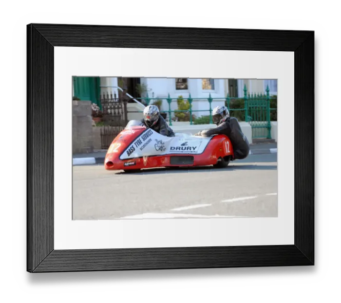 Framed Print : Gary Bryan & Robert Bell (Baker Yamaha) 2009 Sidecar TT Framed Print : Gary Bryan & Robert Bell (Baker Yamaha) 2009 Sidecar TT