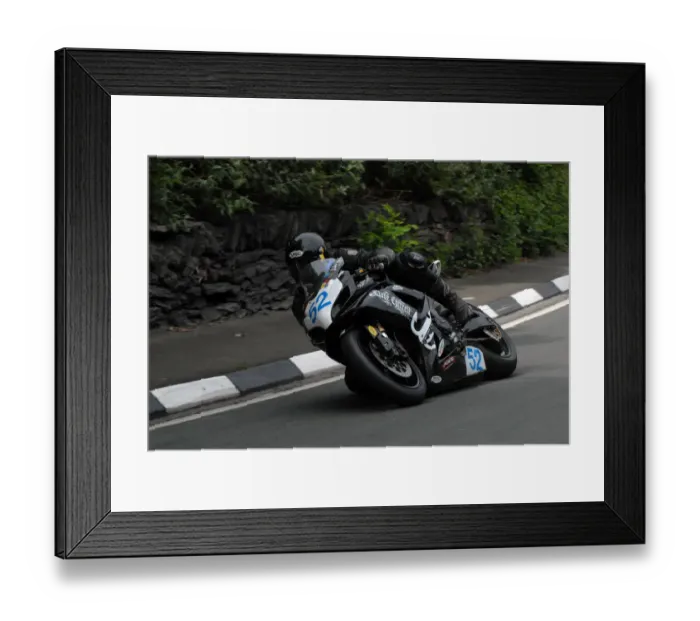 Framed Print : Rob Barber (Suzuki) 2009 Supersport TT Framed Print : Rob Barber (Suzuki) 2009 Supersport TT
