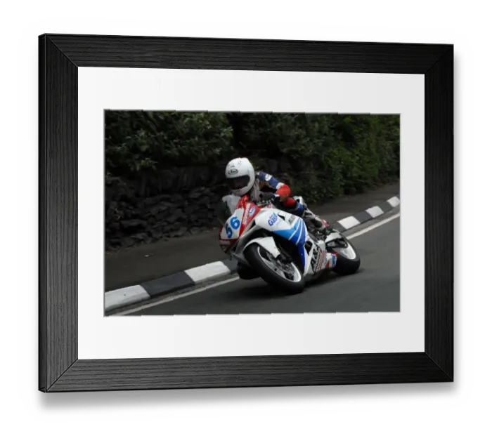 Framed Print : James McCullagh (Honda) 2009 Supersport TT Framed Print : James McCullagh (Honda) 2009 Supersport TT