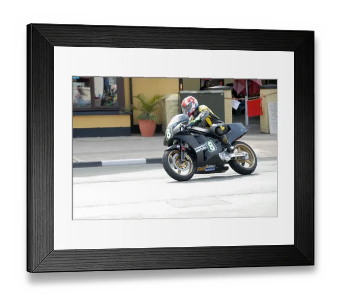 Framed Print : Chris Petty (Barefoot Motors) 2009 XGP TT