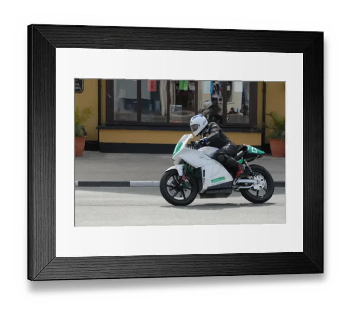 Framed Print : Chris Heath (Electric Motorsport) 2009 XGP TT Framed Print : Chris Heath (Electric Motorsport) 2009 XGP TT