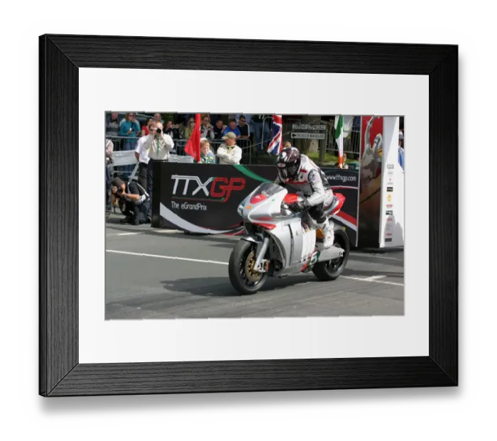 Framed Print : Mark Miller (MotoCzysz) 2009 XGP TT Framed Print : Mark Miller (MotoCzysz) 2009 XGP TT
