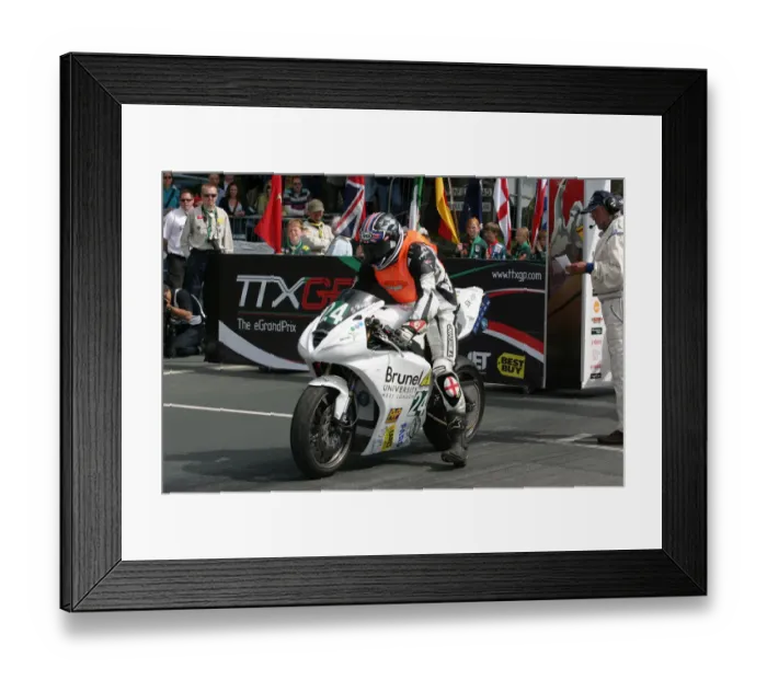 Framed Print : Stephen Harper (Brunel X-team) 2009 XGP TT Framed Print : Stephen Harper (Brunel X-team) 2009 XGP TT