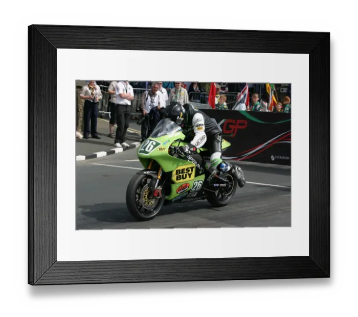 Framed Print : Mark Buckley (Brammo) 2009 XGP TT Framed Print : Mark Buckley (Brammo) 2009 XGP TT