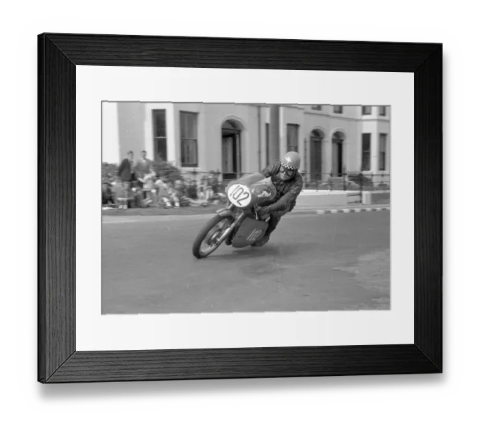 Framed Print : Jack Findlay (Bultaco) 1966 Ultra Lightweight TT Framed Print : Jack Findlay (Bultaco) 1966 Ultra Lightweight TT