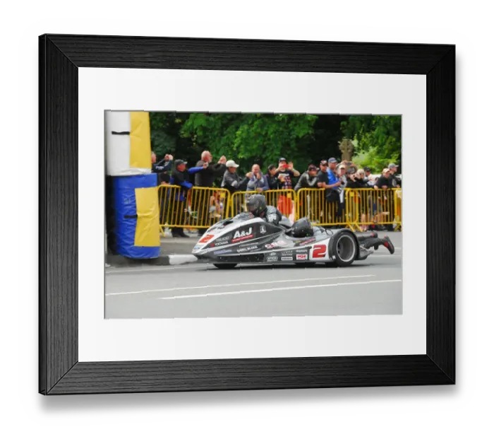 Framed Print : Dave Molyneux & Dan Sayle (Yamaha DMR) 2018 Sidecar TT Framed Print : Dave Molyneux & Dan Sayle (Yamaha DMR) 2018 Sidecar TT