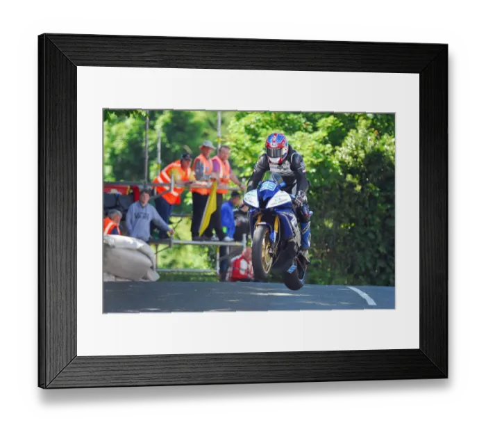 Framed Print : Paul Jordan (Yamaha) 2018 Supersport TT Framed Print : Paul Jordan (Yamaha) 2018 Supersport TT