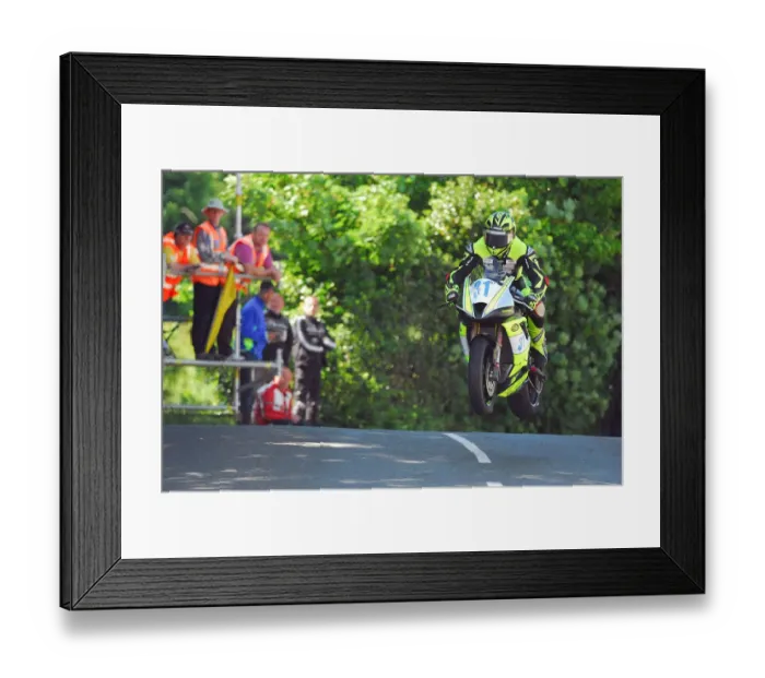 Framed Print : Tom Weeden (Triumph) 2018 Supersport TT Framed Print : Tom Weeden (Triumph) 2018 Supersport TT