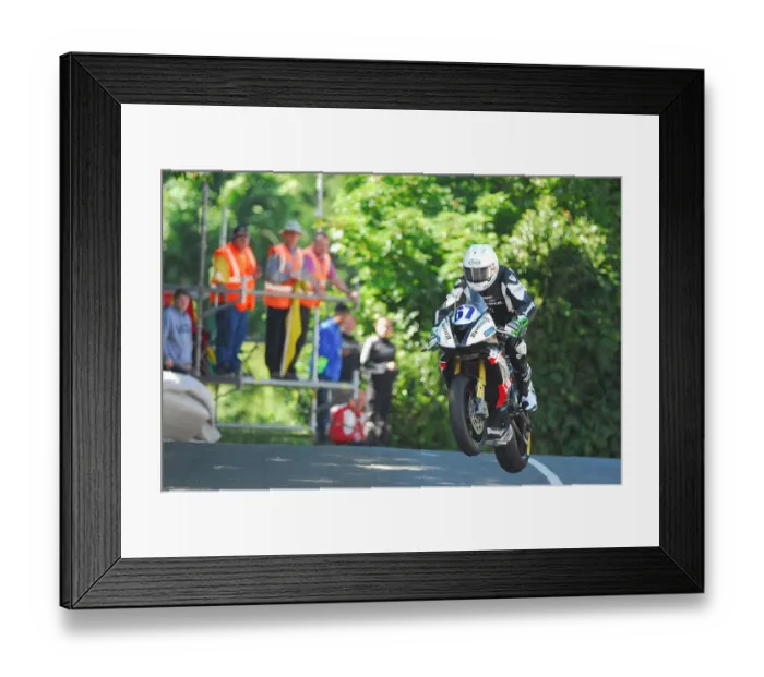 Framed Print : Frank Gallagher (Triumph) 2018 Supersport TT Framed Print : Frank Gallagher (Triumph) 2018 Supersport TT