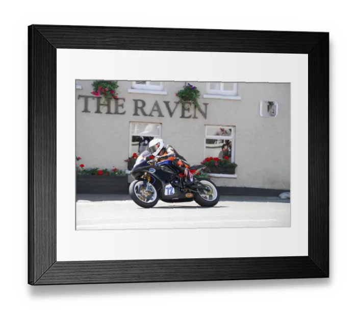 Framed Print : Mike Booth (Triumph) 2018 Supersport TT Framed Print : Mike Booth (Triumph) 2018 Supersport TT