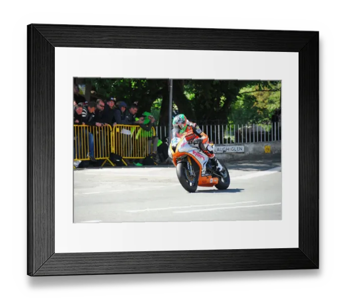 Framed Print : Martin Jessopp (Triumph) 2018 Supersport TT Framed Print : Martin Jessopp (Triumph) 2018 Supersport TT
