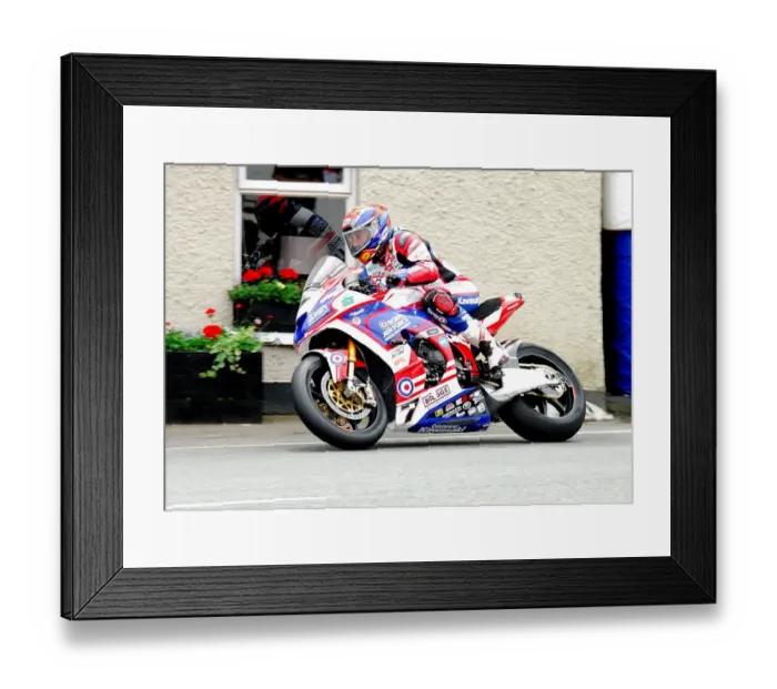 Framed Print : Gary Johnson (Kawasaki) 2018 SuperbikeTT Framed Print : Gary Johnson (Kawasaki) 2018 SuperbikeTT