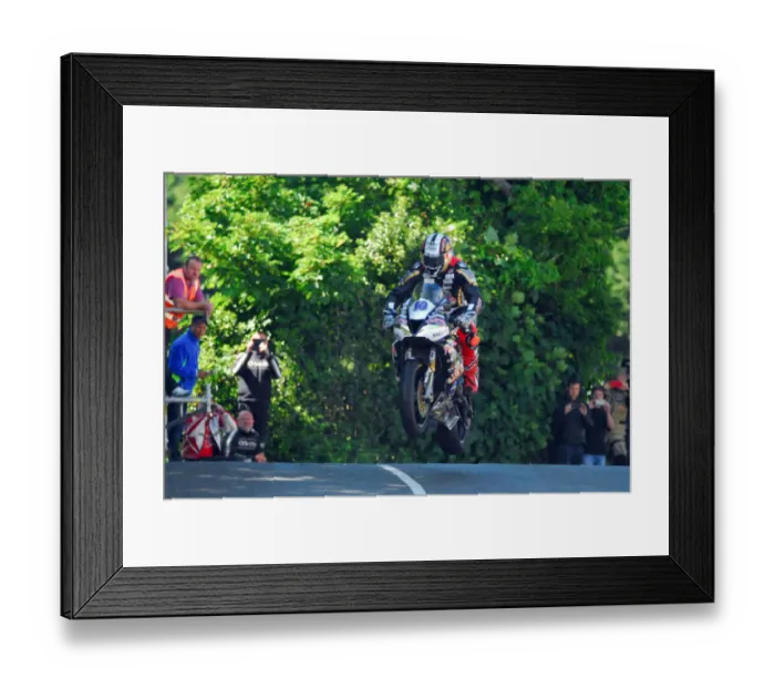 Framed Print : Peter Hickman (Triumph) 2018 Supersport TT Framed Print : Peter Hickman (Triumph) 2018 Supersport TT