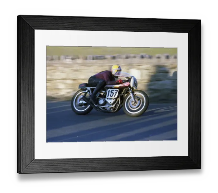 Framed Print : Dave Innocent (Triumph) 1979 Southern 100