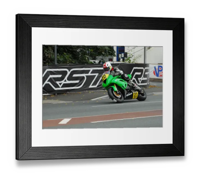 Framed Print : Dennis Booth (Kawasaki) 2015 Senior Manx Grand Prix Framed Print : Dennis Booth (Kawasaki) 2015 Senior Manx Grand Prix