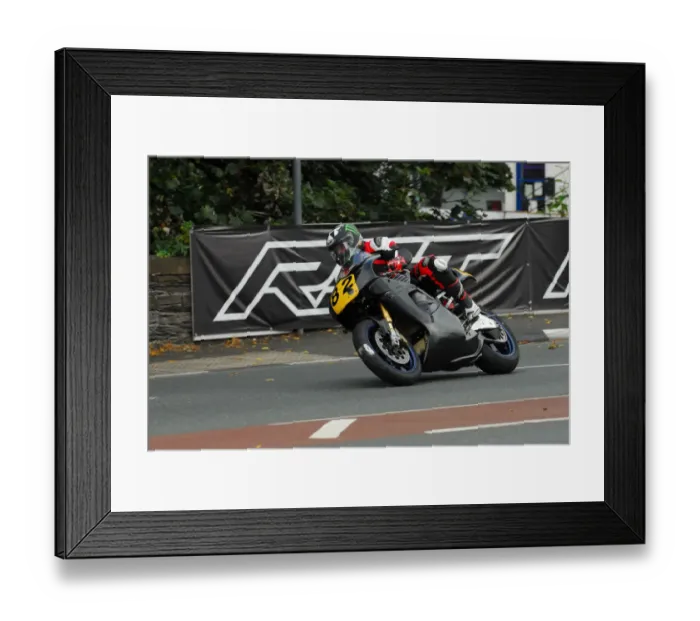 Framed Print : Erik Kjuus (Aprilia) 2015 Senior Manx Grand Prix Framed Print : Erik Kjuus (Aprilia) 2015 Senior Manx Grand Prix