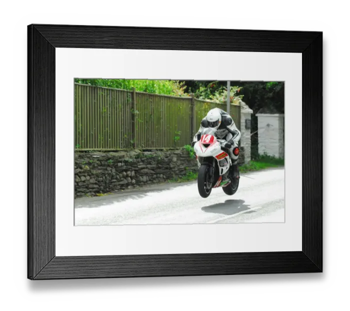 Framed Print : Marc Colvin (Kawasaki) 2015 Newcomers Manx Grand Prix Framed Print : Marc Colvin (Kawasaki) 2015 Newcomers Manx Grand Prix