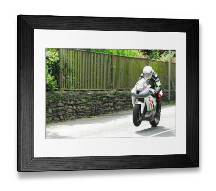 Framed Print : Christian Hirsch (Kawasaki) 2015 Newcomers Manx Grand Prix Framed Print : Christian Hirsch (Kawasaki) 2015 Newcomers Manx Grand Prix