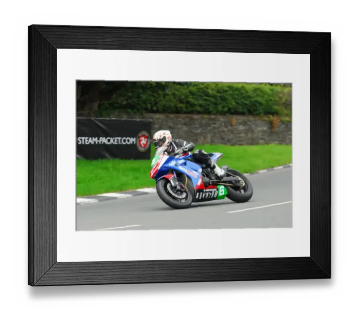 Framed Print : Andrew Farrell (Kawasaki) Super Twin Manx Grand Prix Framed Print : Andrew Farrell (Kawasaki) Super Twin Manx Grand Prix