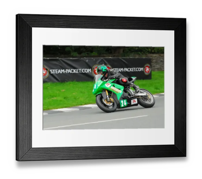Framed Print : Stephen Ault (Kawasaki) Super Twin Manx Grand Prix Framed Print : Stephen Ault (Kawasaki) Super Twin Manx Grand Prix