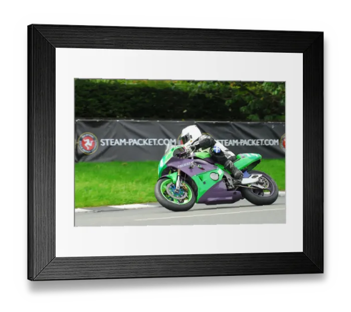Framed Print : Leon Murphy (Kawasaki) 2015 Lightweight Manx Grand Prix Framed Print : Leon Murphy (Kawasaki) 2015 Lightweight Manx Grand Prix